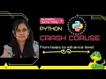 Python Crash Course part 1 Numaeric DataType in python type conversion boolean DataType