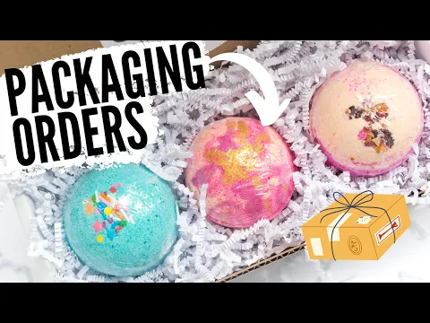 Download MP3 How I Package and Ship Orders! || bath bombs, National Shrink-wrap