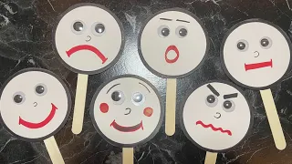 نشاط التعبير عن المشاعر للأطفال 