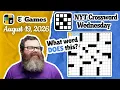 Learning Crossword Week 115 NYT Crossword Wednesday August 19 2026