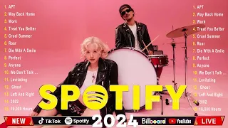 Bruno Mars, Ed Sheeran, Dua Lipa, Adele, Maroon 5, Rihanna, The Weeknd - Pop music 2024