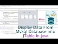 Display Data From MySql Database into JTable in Java NetBeans