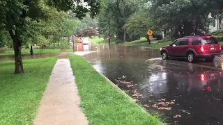 Flash Flooding in Springfield PA Extended - August 7 2019
