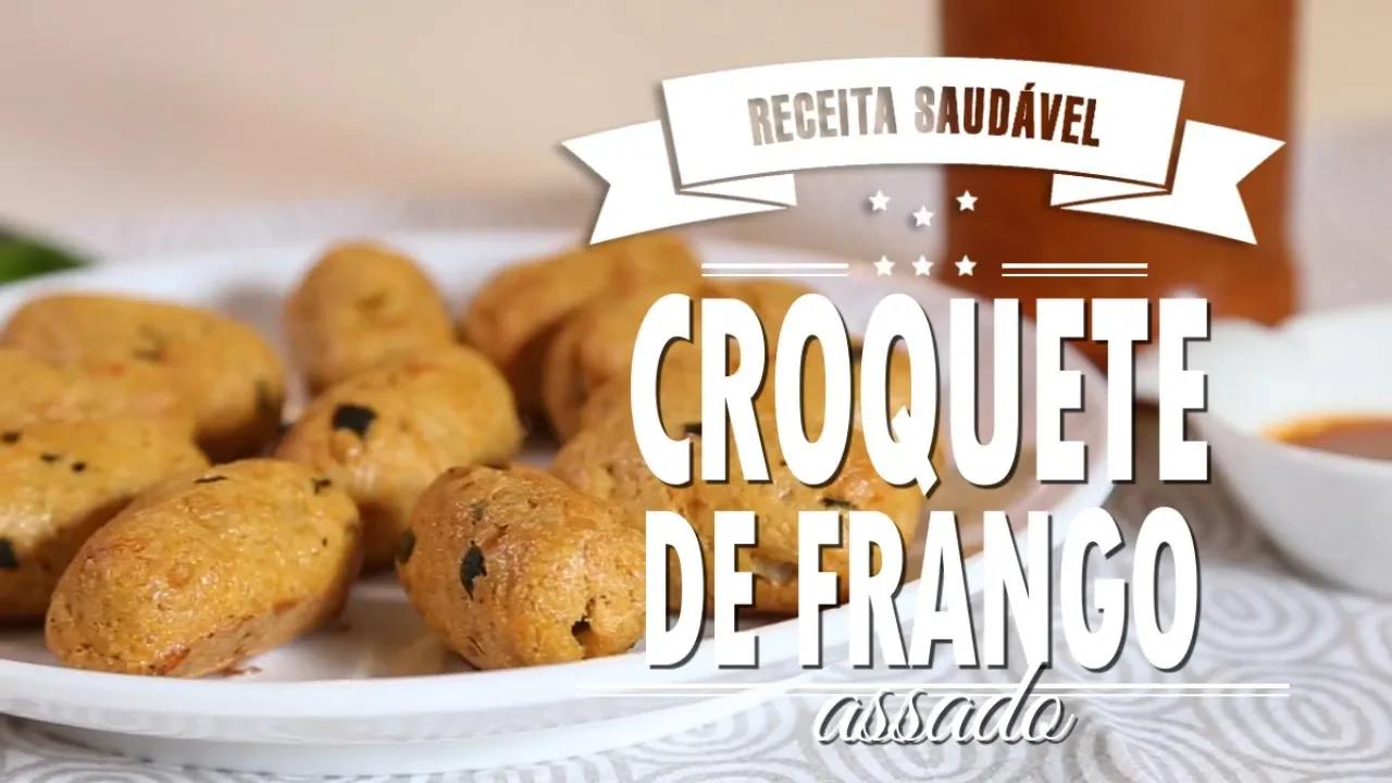 CROQUETE DE FRANGO ASSADO { feito com farelo de aveia} | Mamãe Vida Saudável #180
