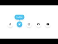 Social Media Buttons with Tooltip on Hover using only HTML CSS