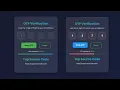Animated OTP Verification System Tutorial HTML CSS JavaScript Countdown Validation