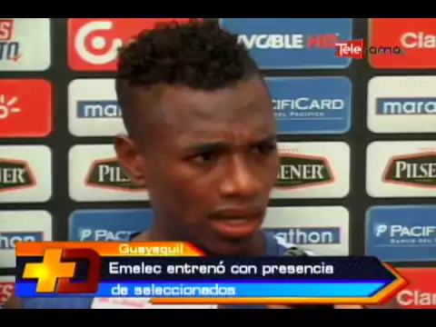 Emelec entrenó con presencia de seleccionados