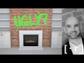 Ugly Brick Fireplace Solutions - Painted and Plain