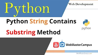 Python String Contains Substring