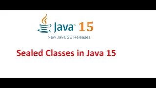Java 15 new features sealed classes in java 15 Java Beam