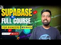 Learn Supabase in 2 Hours - Full Course 2026 Database Auth Storage