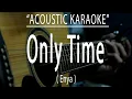 Only Time - Enya (Acoustic karaoke)