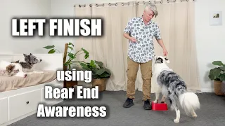 Teach Left Finish - using rear end awareness exercise quick tutorial