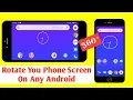 How to Rotate Home Screen on Any Android Bangla