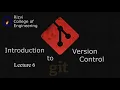 Introduction to Version Control - Lecture 6
