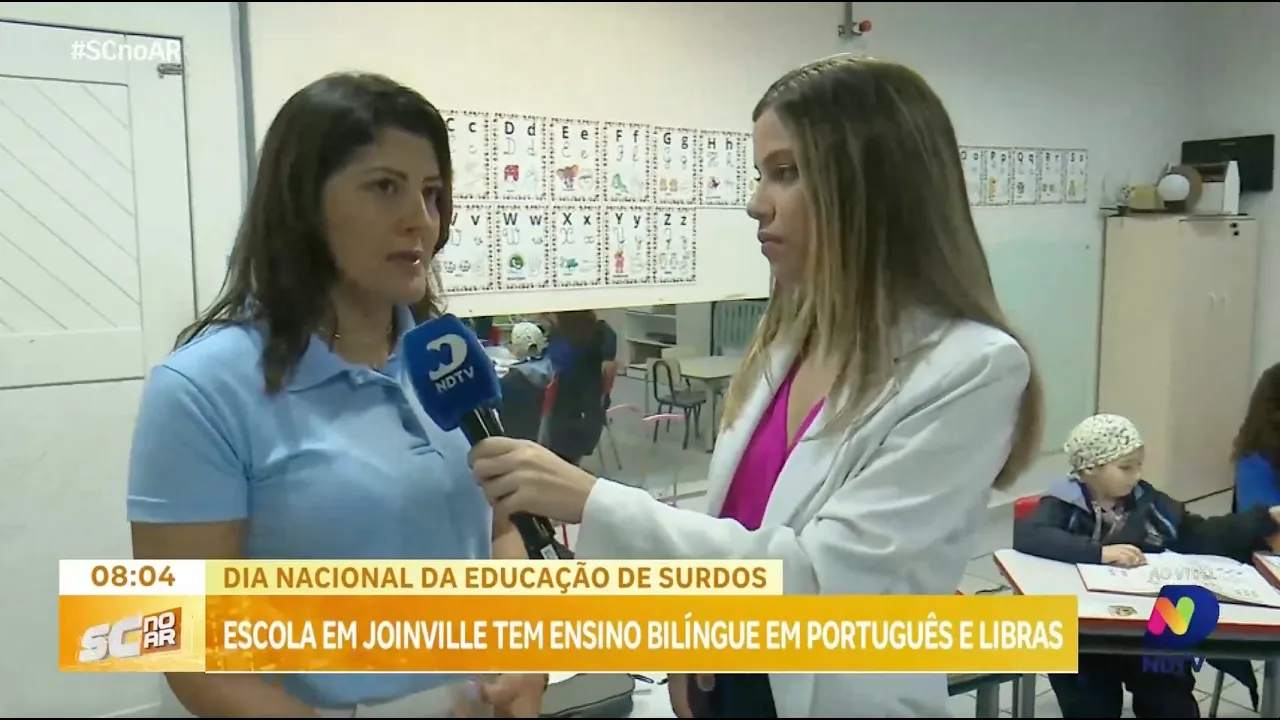 Em Joinville escola bilíngue de Português-Libras celebra o Dia Nacional da Educação de Surdos