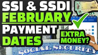 SOCIAL SECURITY STIMULUS CHECK FEBRUARY 2023 SOCIAL SECURITY SSI SSDI PAYMENT SCHEDULE EXTRA MONEY