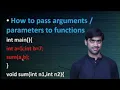 Actual parameters and formal parameters in C programming with examples