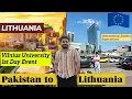 Download Lagu Pakistan to Lithuania 🇵🇰✈️🇱🇹 | Vilnius University Concert Experience | Study in Lithuania Vlog