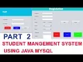 Student Management System Project in Java Part 2