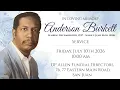 The Funeral Service of Anderson Burkett