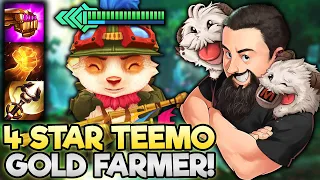 4 Star Teemo - Goldmancer's Staff Buffed Shrooms!! | TFT Runeterra Reforged | Teamfight Tactics