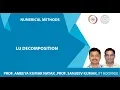 LU decomposition