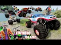 Monster Jam INSANE Marvel Monster Trucks Zombie Island BeamNG Drive - Grave Digger