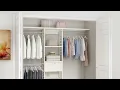 Hartford 8ft Antique White Ventilated Closet Kit