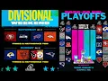 2026 NFL Divisional Round Games Schedule Matchups Dates Kickoff Times
