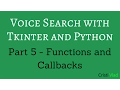 Voice Search with Tkinter and Python - 5