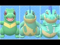 FULL TOTODILE EVOLUTION TEAM Shiny Totodile Shiny Croconaw Shiny Feraligatr