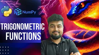 Python Tutorial for Beginners NumPy Trigonometric functions Hindi
