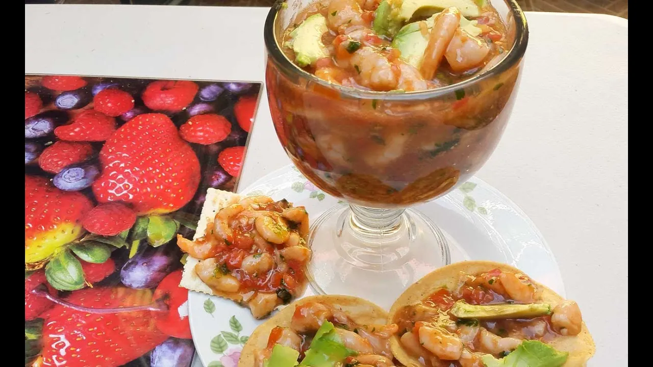 Ceviche de camaron   Deliciosas Recetas