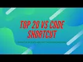 20 VS Code Shortcuts Every Developer Should Memorize