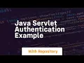 java servlet authentication example