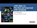 UVM 1800 2 The New and Improved UVM Cookbook
