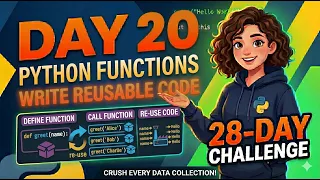 Python Functions for Beginners Write Reusable Code Day 20