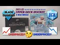 DIAMONDS ON ICE 🤩 2021-22 BLACK DIAMOND \u0026 UPPER DECK ICE HOCKEY🏒 2-BOX BOX BREAK #hockeycards