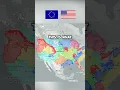 Can EUROPE fit inside AMERICA