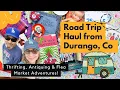 Road Trip Haul Durango Co - Thrifting Antiquing Flea Market Shopping for Junk Journal Supplies