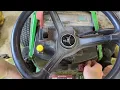 How to start an engage mower blade - John Deere 425 lawn tractor