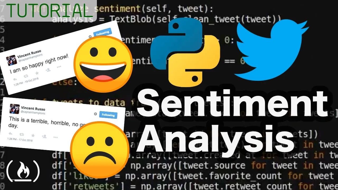 [100% Off] Tweet Visualization and Sentiment Analysis in Python – Full Tutorial  Free  Course Coupon