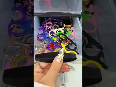 All white order!!🤍🤍 #asmr #packingorders #usa #keychain #amazonfinds #selfdefense #goodthing #diy