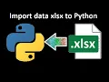 Import excel data xlsx format into python pandas
