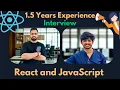 Frontend Developer Interview 1 5 Years Experience React and JavaScript