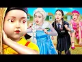 Download Lagu Barbie Vs Wednesday Addams Vs Elsa In Squid Game