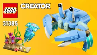 LEGO Crab (31385) from Creator 3in1 Sea Animals: Beautiful Dolphins Alternate Building Instructions