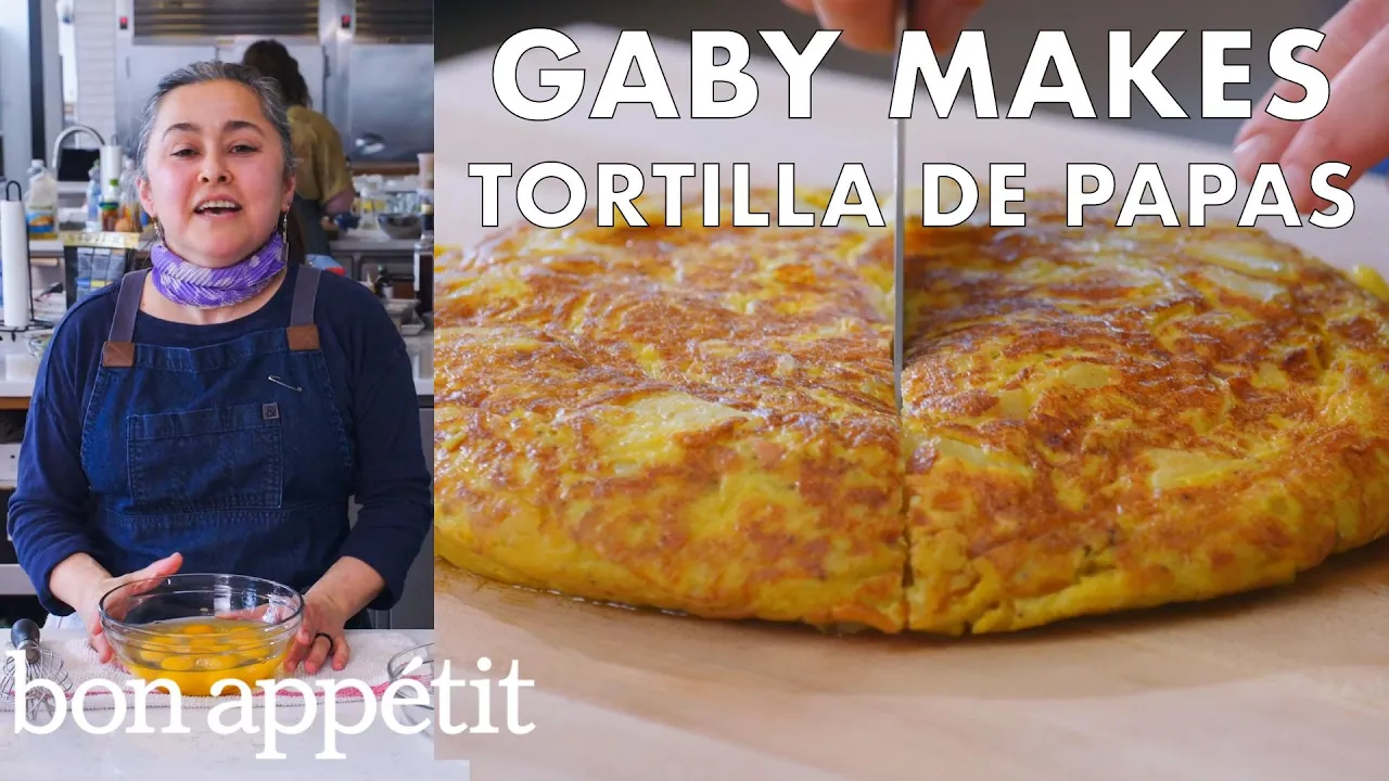 Gaby Makes Tortilla de Papas   From the Test Kitchen   Bon Apptit