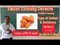 Tablet Coating Defects I Tablet Coating Industrial Pharmacy BP502T L 14